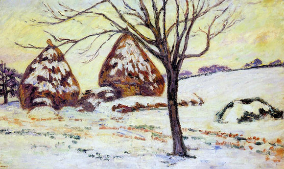  Armand Guillaumin Palaiseau - Snow Effect - Art Print