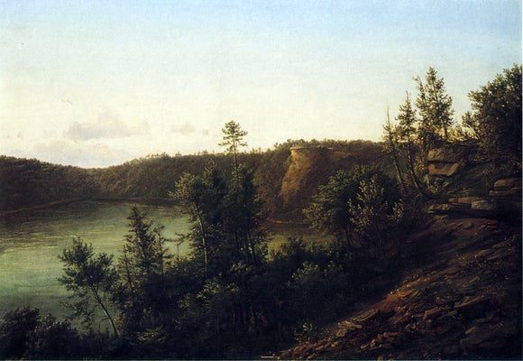  Thomas Doughty Palisades Near Fort Lee - Art Print