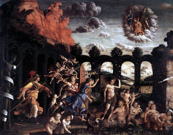  Andrea Mantegna Pallas Expelling the Vices from the Garden of Virtue - Art Print