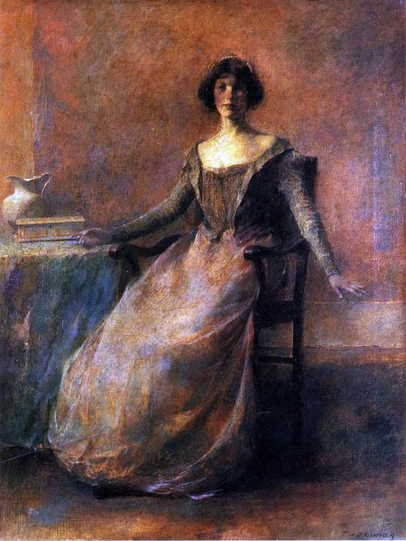  Thomas Wilmer Dewing Pandora - Art Print