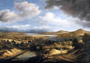  Philips Koninck Panoramic River Landscape - Art Print