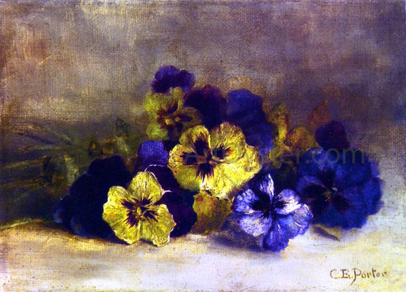  Charles Ethan Porter Pansies - Art Print