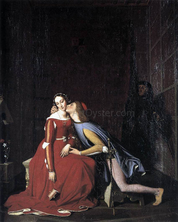  Jean-Auguste-Dominique Ingres Paolo and Francesca - Art Print