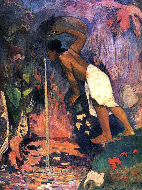  Paul Gauguin Pape Moe (also known as Mysterious Water) - Art Print