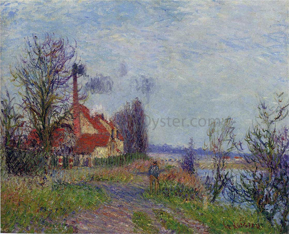  Gustave Loiseau Paper Mill at Port Marly - Art Print
