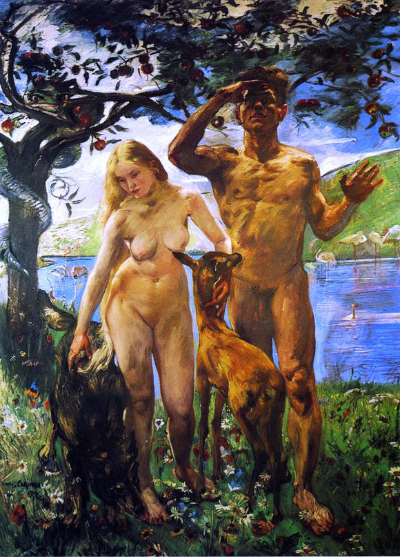  Lovis Corinth Paradise - Art Print