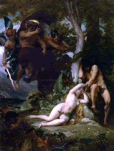  Alexandre Cabanel Paradise Lost (also known as The Expulsion of Adam and Eve from the Garden of Paradise) - Art Print