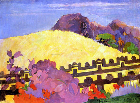  Paul Gauguin Parahi te Marae (also known as There Lies the Temple) - Art Print