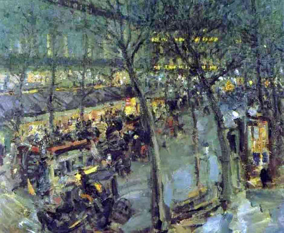  Constantin Alexeevich Korovin Paris, Cafe de la Paix - Art Print
