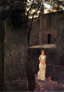  Winslow Homer Paris Courtyard - Art Print