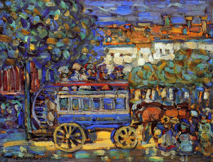  Maurice Prendergast Paris Omnibus - Art Print