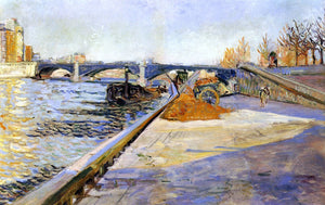  Paul Signac Paris - Quai de la Tournelle - Art Print