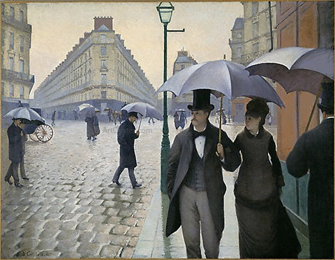  Gustave Caillebotte Paris Street, Rainy Day - Art Print