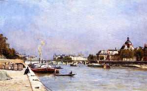  Stanislas Lepine Paris, the Pont des Arts - Art Print