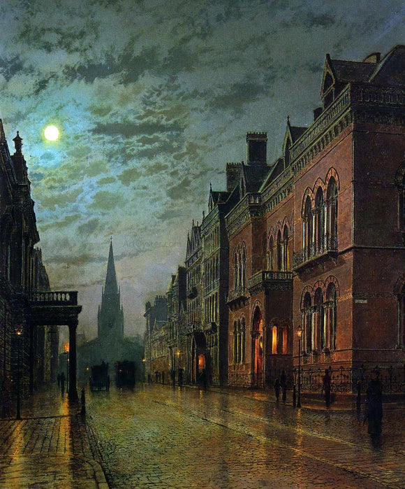  John Atkinson Grimshaw Park Row, Leeds - Art Print