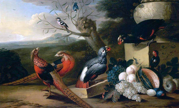  Tobias Stranover Parkland Setting with Birds - Art Print