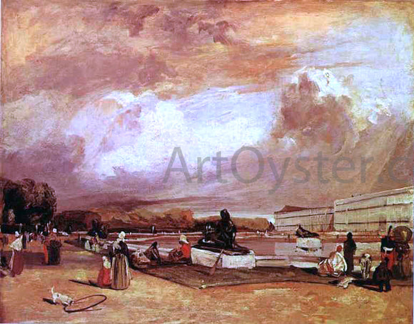  Richard Parkes Bonington Parlerre d'eau a Versailles - Art Print