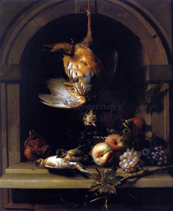  Nicolas De Largilliere Partridge in a Niche - Art Print