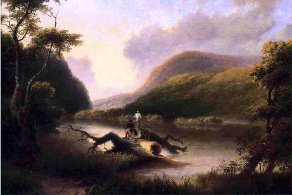  Thomas Doughty Passage of the Delaware Through the Blue Mountain - Art Print