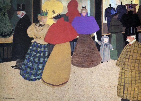  Felix Vallotton Passerby (also known as Street Scene) - Art Print