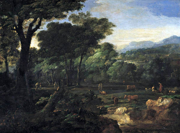  Eglon Van der Neer Pastoral Landscape - Art Print