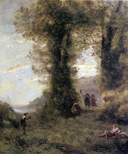  Jean-Baptiste-Camille Corot Pastorale - Art Print