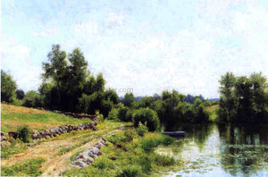  Hugh Bolton Jones Path Along the River - Art Print