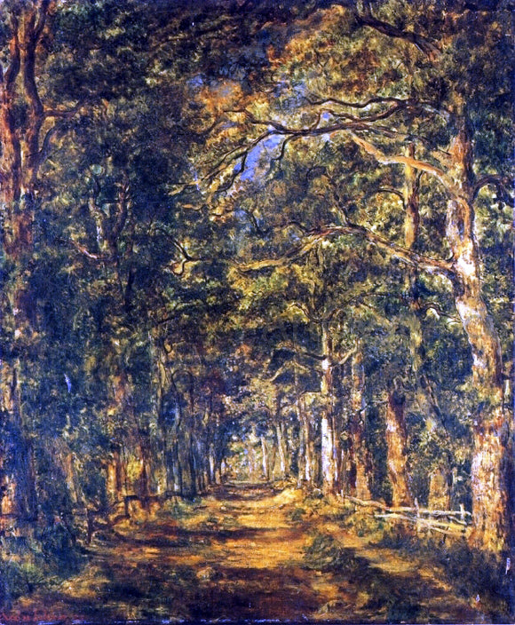  Charles Leroux Path Among the Trees at Souliers - Art Print