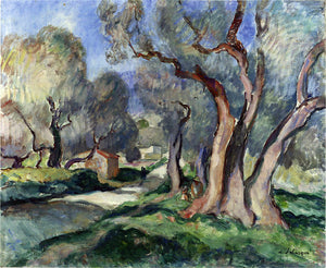  Henri Lebasque Path Among the Olive Trees - Art Print