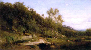 James McDougal Hart Path by a River - Art Print
