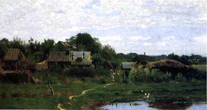  Hugh Bolton Jones Path by the Pond - Art Print