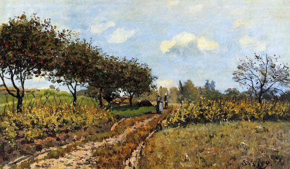  Alfred Sisley Path in the Country - Art Print