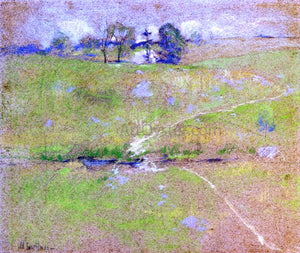  John Twachtman Path in the Hills, Branchville, Connecticut - Art Print