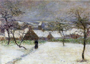  Gustave Loiseau Path in the Snow - Art Print