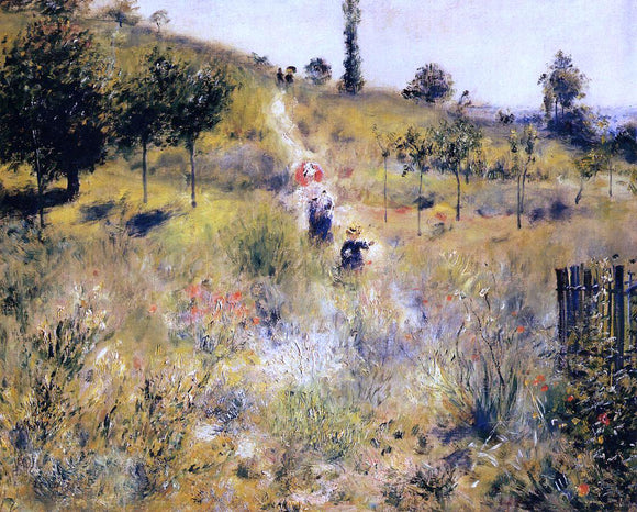  Pierre Auguste Renoir Path Leading through Tall Grass - Art Print