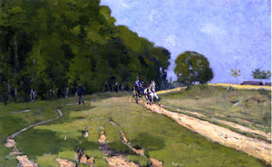  Alfred Sisley Path near the Parc de Courances - Art Print