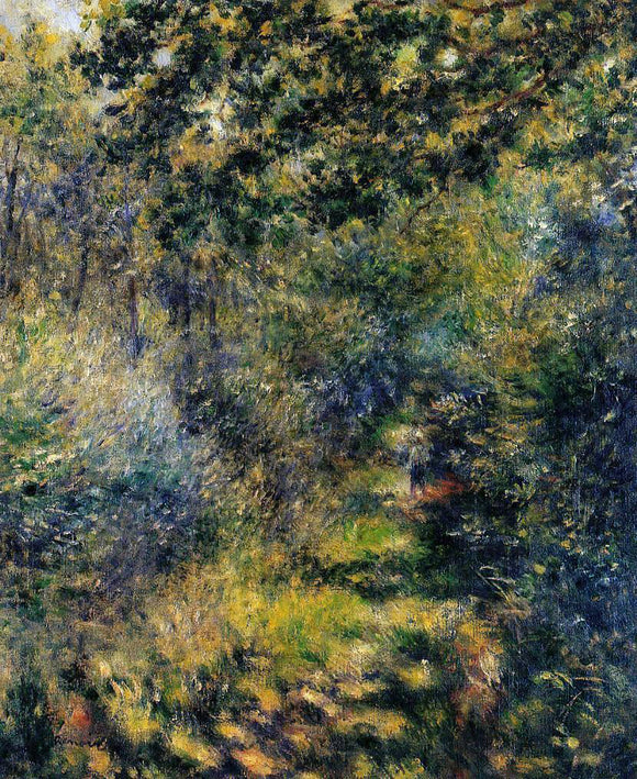  Pierre Auguste Renoir Path Through the Woods - Art Print