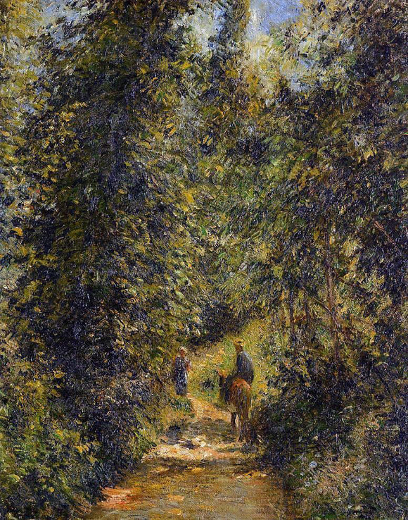  Camille Pissarro Path Under the Trees, Summer - Art Print