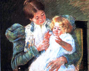  Mary Cassatt Pattycake - Art Print