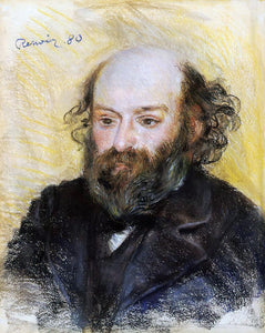  Pierre Auguste Renoir Paul Cezanne - Art Print