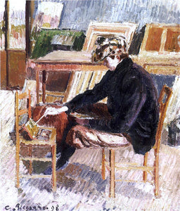  Camille Pissarro Paul Painting, Study - Art Print