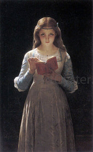  Pierre-Auguste Cot Pause for Thought - Art Print