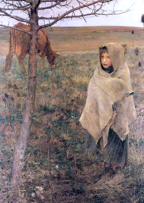  Jules Bastien-Lepage Pauvre Fauvette - Art Print