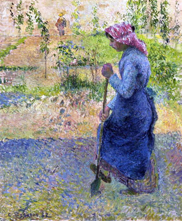  Camille Pissarro Paysanne Bechant - Art Print