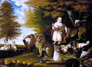  Edward Hicks Peaceable Kingdom - Art Print