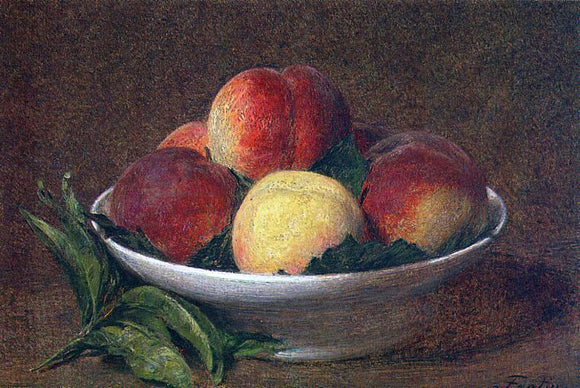 Henri Fantin-Latour Peaches in a Bowl - Art Print