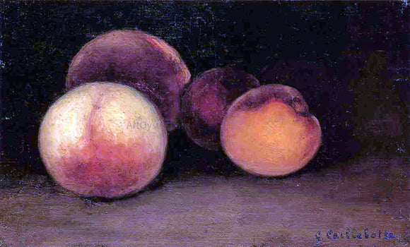  Gustave Caillebotte Peaches, Nectarines and Apricots - Art Print