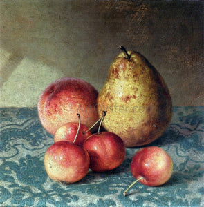  Robert Spear Dunning Pear, Peach and Cherries - Art Print