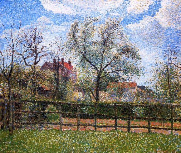  Camille Pissarro Pear Tress in Bloom, Eragny, Morning - Art Print