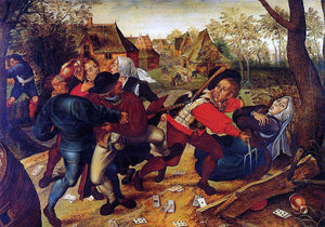  The Younger Pieter Bruegel Peasant Brawl - Art Print